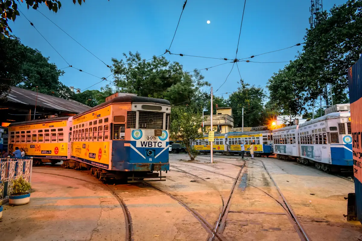 Kolkata tram depot